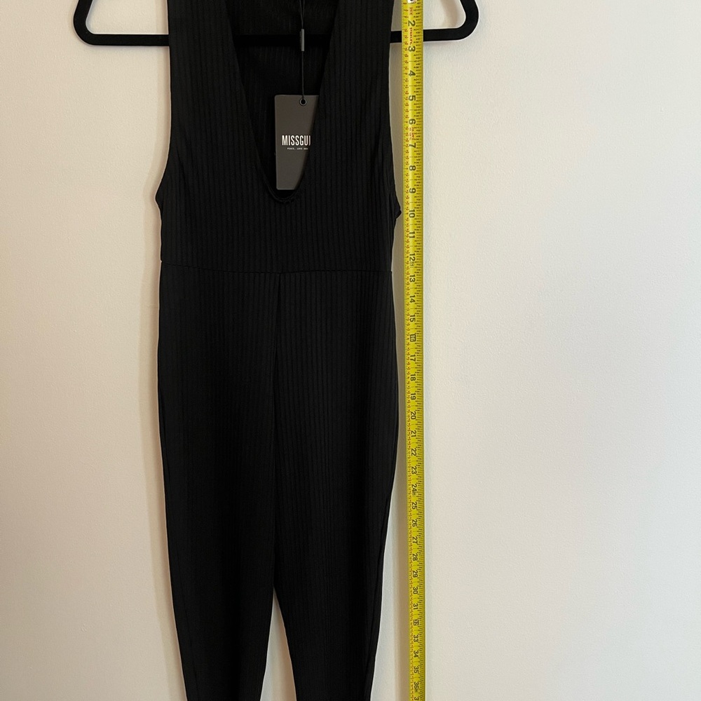 Missguided Jumpsuit Black Size 4 NWOT 004 - Picture 6 of 11